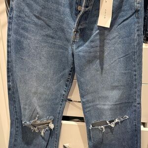 Cello Women's size 13 Classic Blue Ripped Boyfriend Jeans